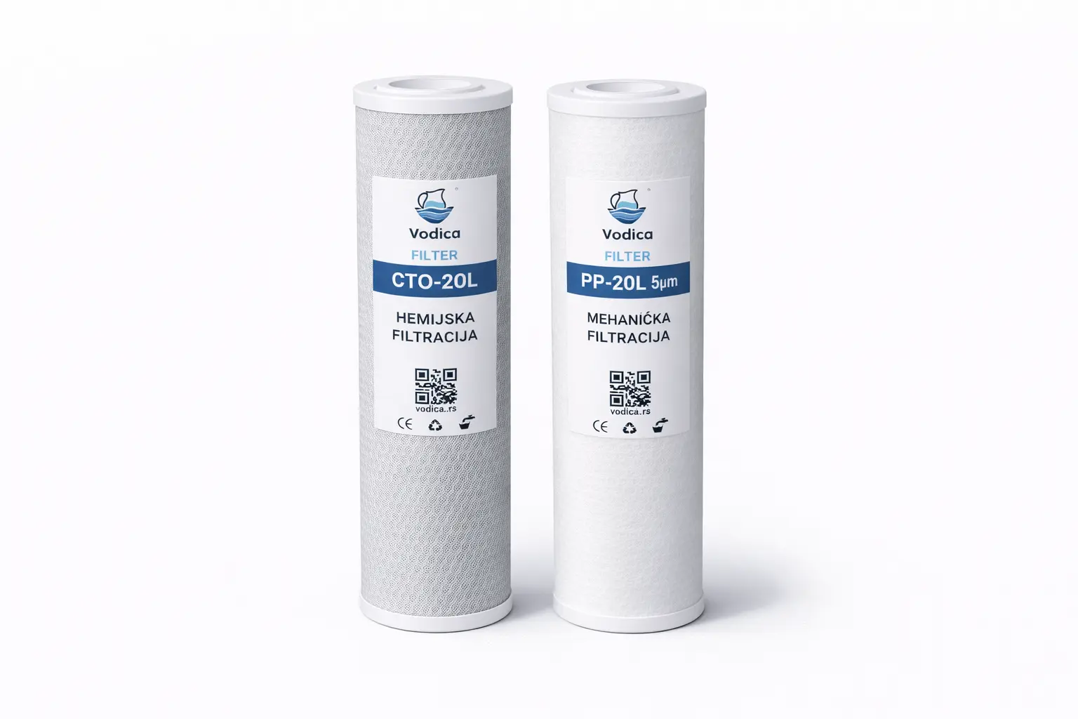 Vodica Dvostepeni Big Blue Predfilter Komplet 10″ 1″