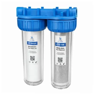 Vodica Dvostepeni Providni Predfilter Komplet 10″ 1/2″