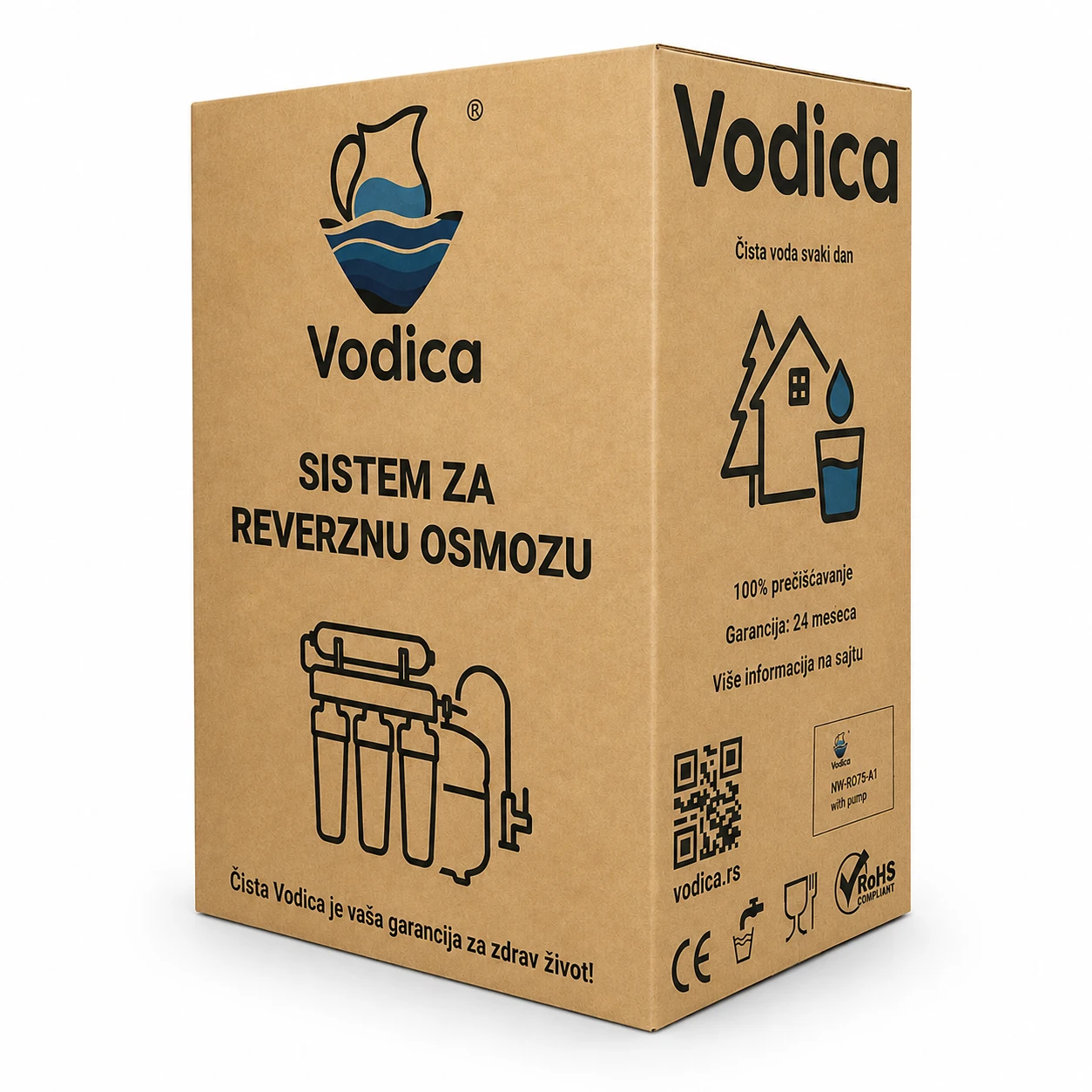 Slavina za filter za vodu – hromirana slavina za sistem reverzne osmoze